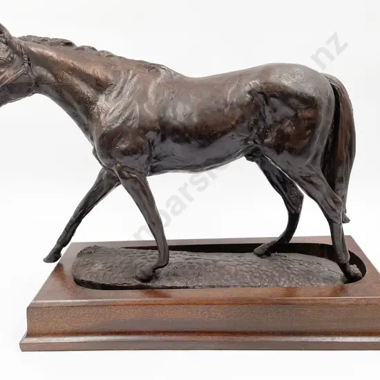 Bronzed Resin Model of a Stallion