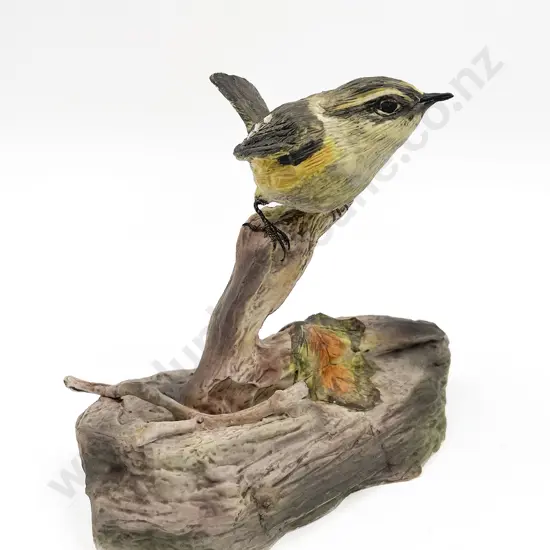 NZ Hereford Fine China Model of a Wax Eye