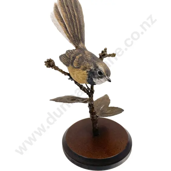 NZ Hereford Bone China Model of a Fantail