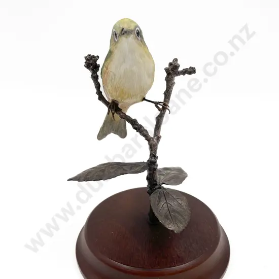 NZ Hereford Bone China Model of a Wax Eye