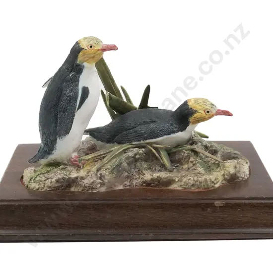 NZ Hereford Fine China Model of Penguins