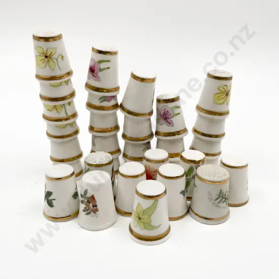 Quantity NZ Hereford Bone China Thimbles