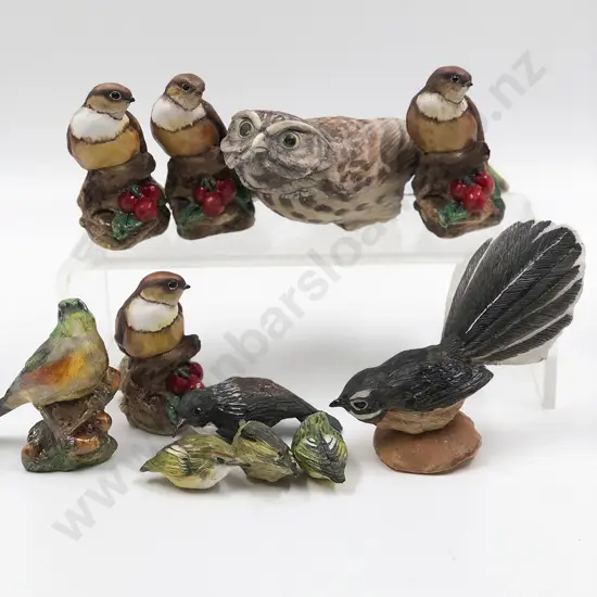 Eleven NZ Hereford Bird Models