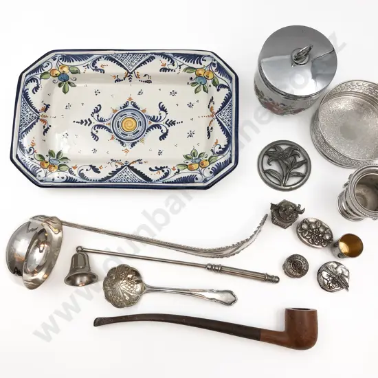 Quantity of Assorted Including Pill Boxes with Large Royal Worcester Egg Coddler and S/P Wine Coaster etc