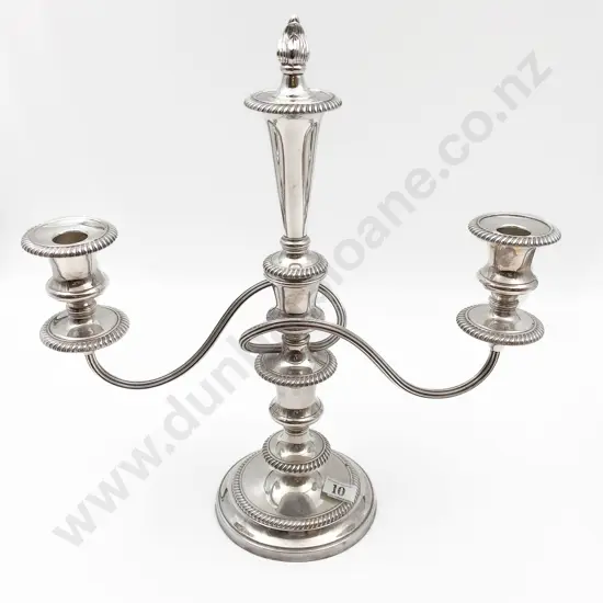 S/P Three Light Candelabra