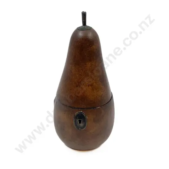 Reproduction Pear Form Tea Caddy
