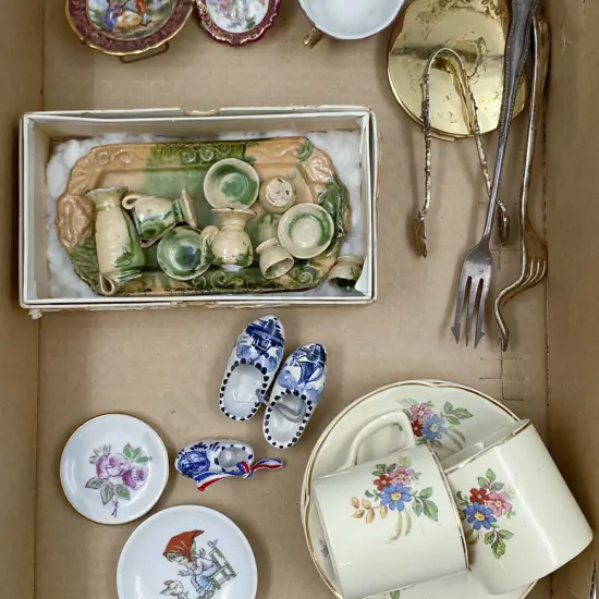 Quantity of Assorted Including Tea China and Miniatures etc