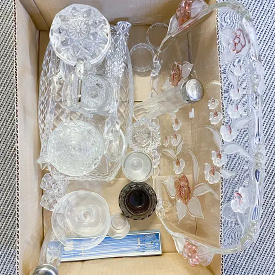 Quantity of Assorted Crystal and Glassware