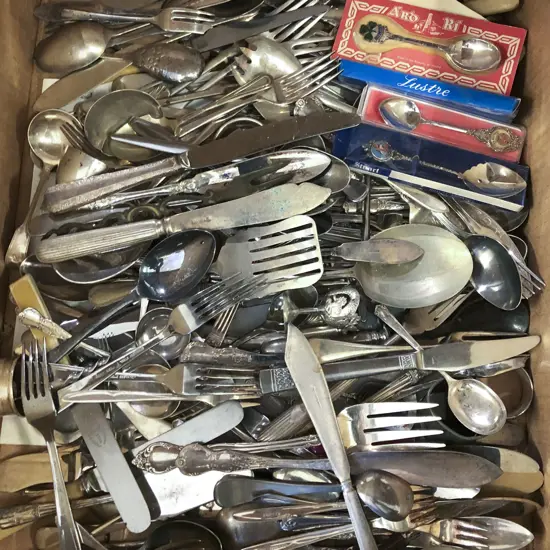 Box of Assorted Cutlery