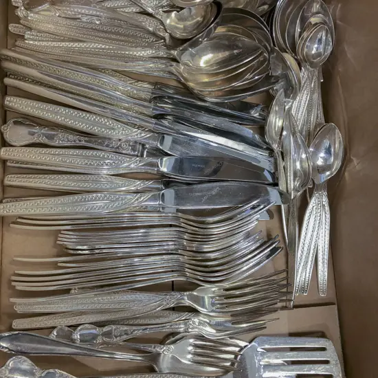 Box of Assorted S/P Cutlery