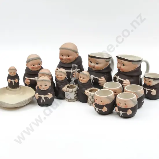 Qty of Assorted Hummel "Friar Tuck" China Ornaments (Faults) (14)