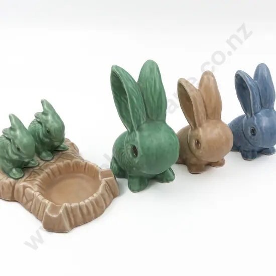 Four Pieces of Sylvac Including Bunny Ornaments