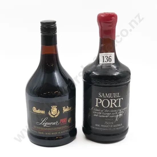 Two 750ml Bottles of Port