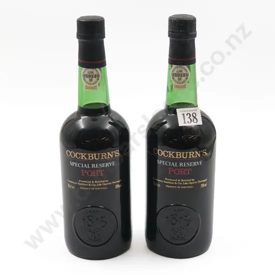 Two Bottles of Special Reserve Cockburn Port 70cl