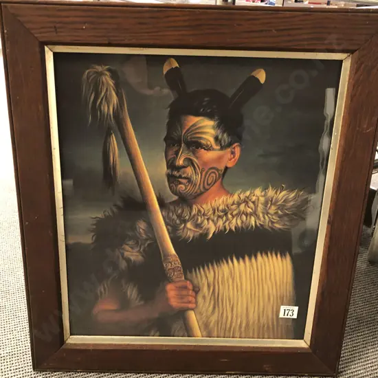 G. Lindauer - Rewi Manga Maniapoto 1882 Reproduction Print