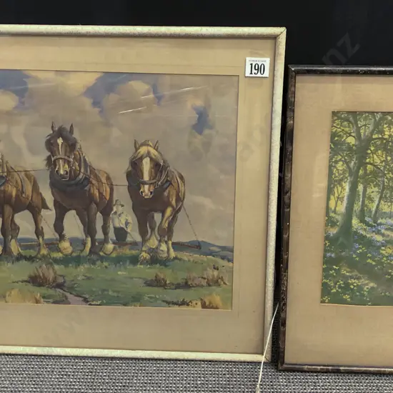 V. E. Whiteman Workhorses Print (Faults) with Other Work (2)