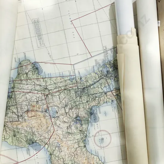 Eight Assorted Loose Maps