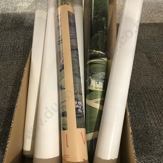 Box of Assorted Unframed Mainly Photographic Posters