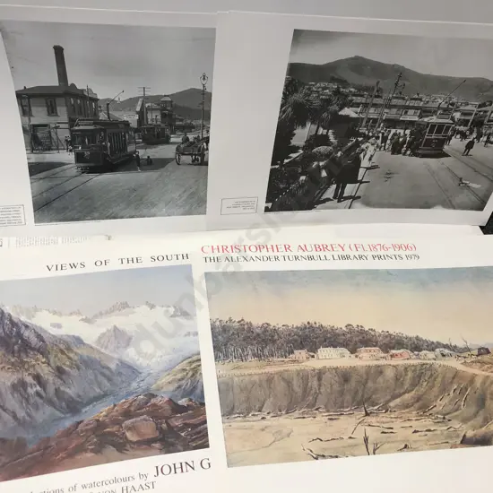 Two Folders of Assorted Alexander Turnbull Library Prints