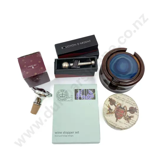 Qty of Assorted Including Coasters and Wine Stoppers etc