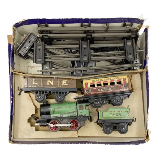 Boxed Hornby Train Set in Original Box (Faults)