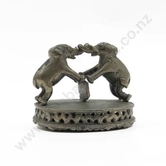 Vintage Indian Brass Scrubber