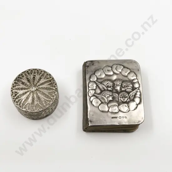 S/S Bound "Royal Bijou Birthday Book" Together with Pill Box