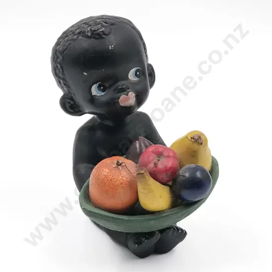 Vintage Baby and Fruit Ornament
