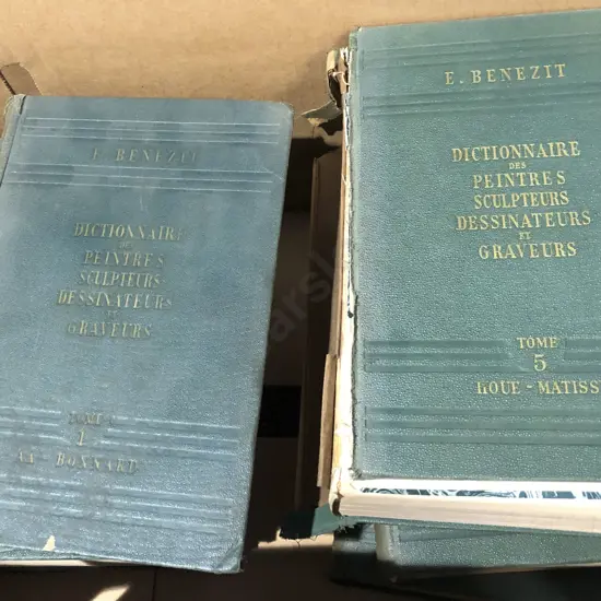 E. Benezit - Dictionnaire des Peintres Sculpteurs Dessinateurs et Graveurs Vols 1-8 (AF)