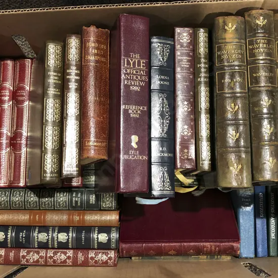 Box of Assorted Mainly Fiction Novels Incl. Dickens and Shakespeare Etc.