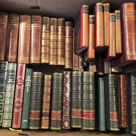Box of Assorted Mainly Fiction Incl. Shakespeare and Dickens