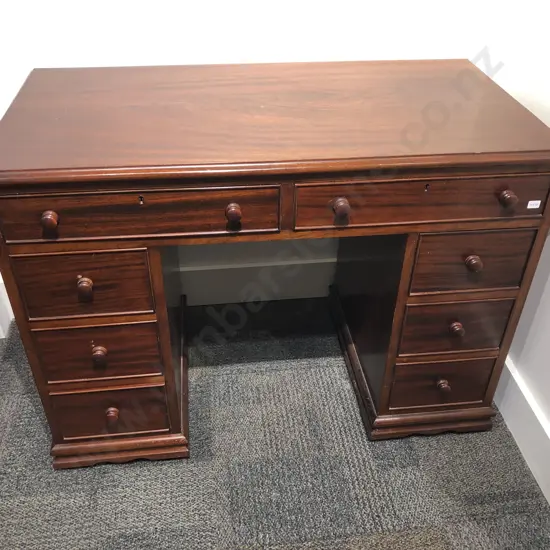 Mahogany Kneehole Desk