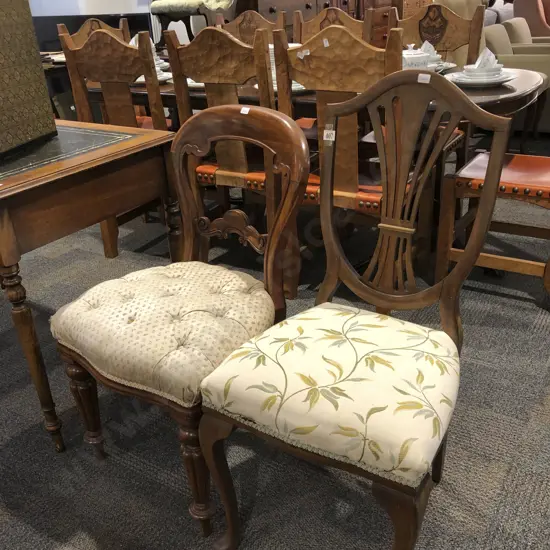 Two Single Dining Chairs (Minor Faults)