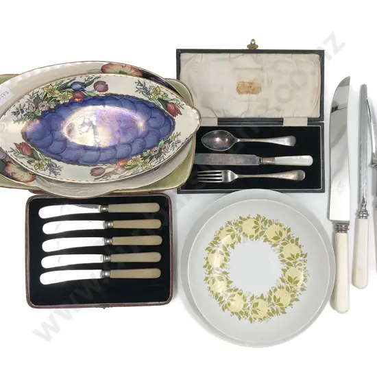 Quantity of Assorted Cutlery and China Incl. Maling