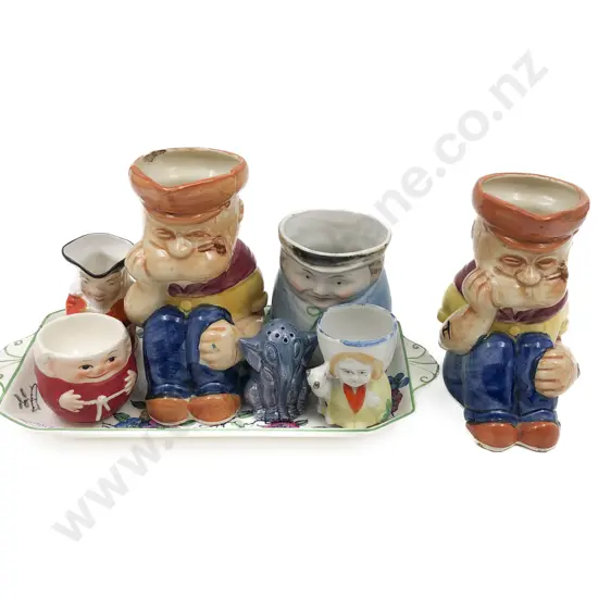 Quantity of Assorted Figural Jugs and Ornaments Etc. Incl. Popeye