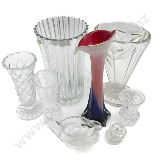 Quantity of Assorted Crystal and Glass