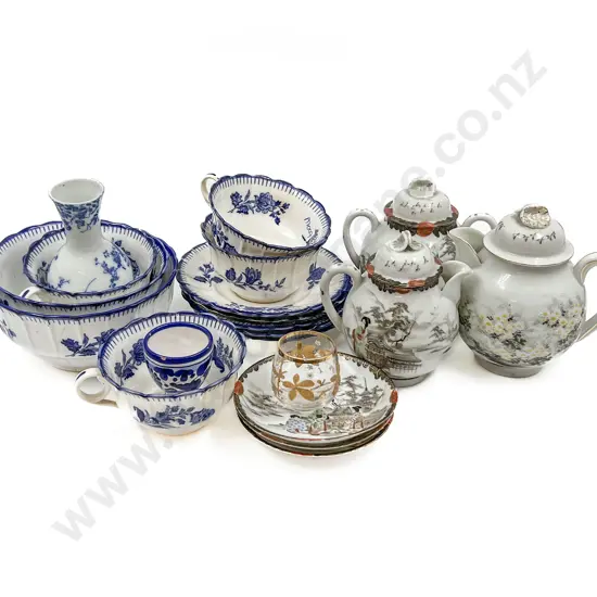 Quantity of Assorted China Incl. Blue & White