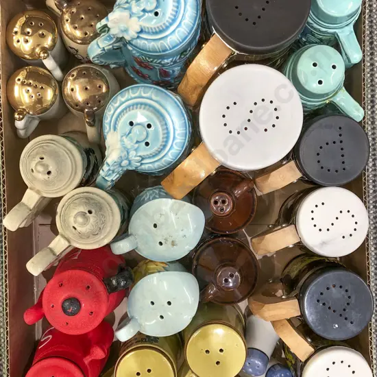 Small Box Quantity of Novelty Salt and Pepper Shakers