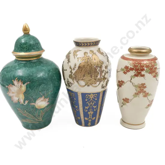 Three Assorted Vases