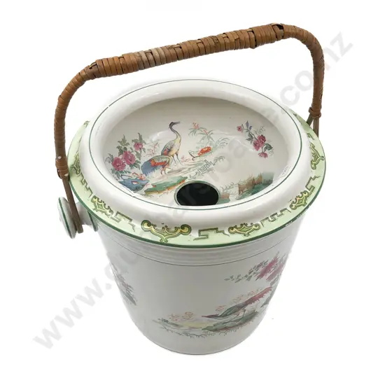 Ceramic Slot Pail (Hairline Crack)