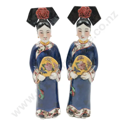 Pair of Chinese Ceramic Figures