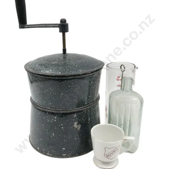 Small Quantity of Vintage Incl. French Flower Sieve