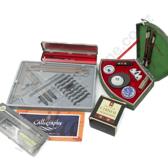 Small Box of Assorted Calligraphy Ephemera