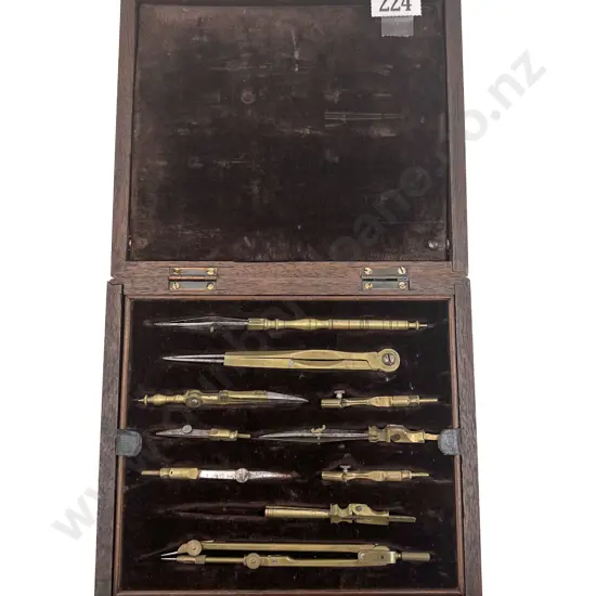 Small Box of Assorted Vintage Measuring Compasses