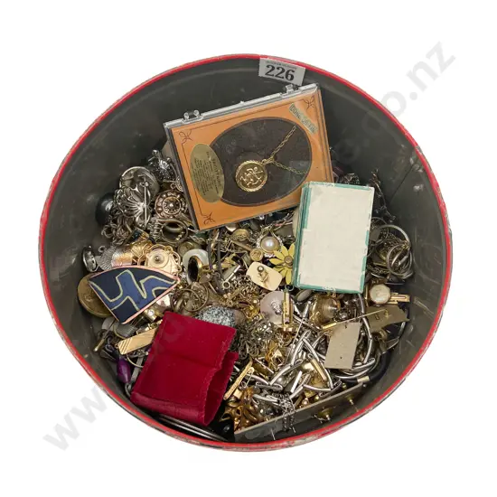 Quantity of Assorted Costume Jewellery Incl. Cufflinks and Brooches Etc.