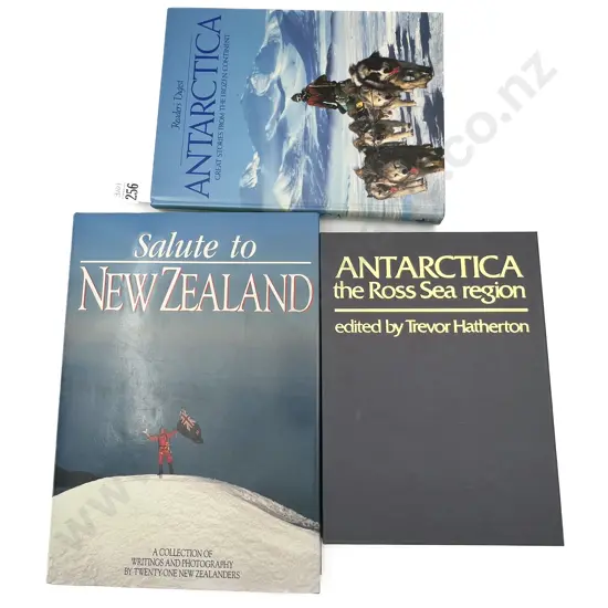 Salute To New Zealand Together with Two Antarctica Reference Volumes