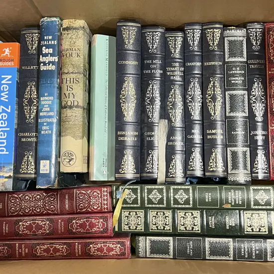 Box of Assorted Books