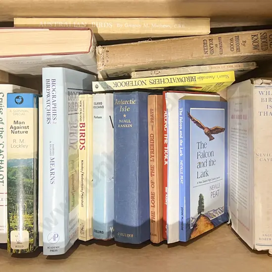 Box of Mostly Bird Reference Volumes