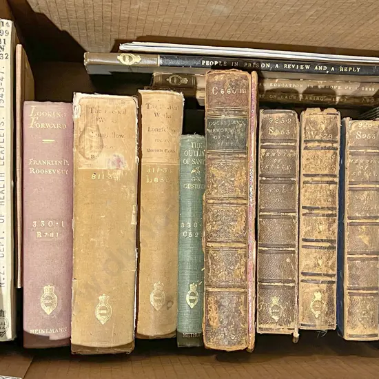 Box of Assorted Books