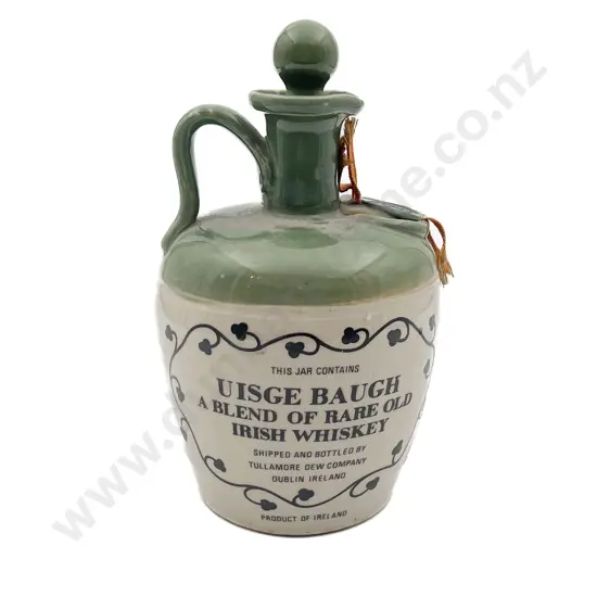 Stoneware Decanter of Tullamore Dew Irish Whiskey